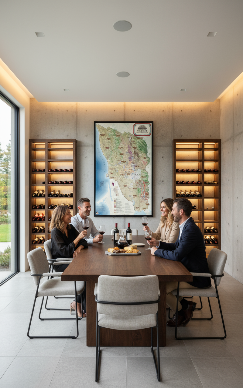 Sonoma Wine Country Map