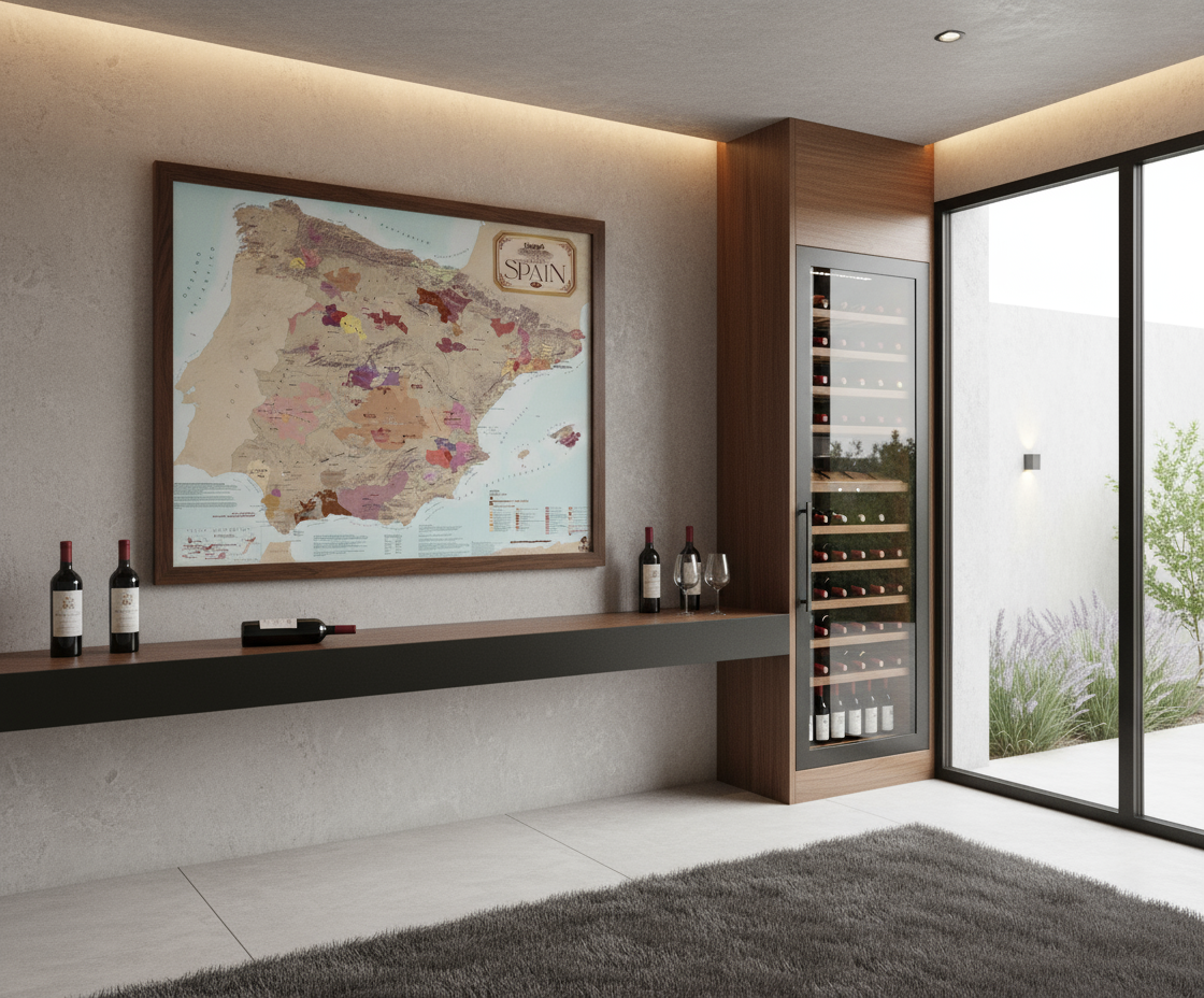 Wine Regions of Spain Map