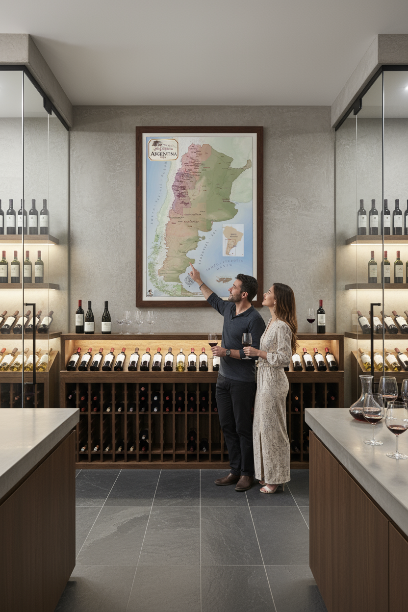 Wine Regions of Argentina Map
