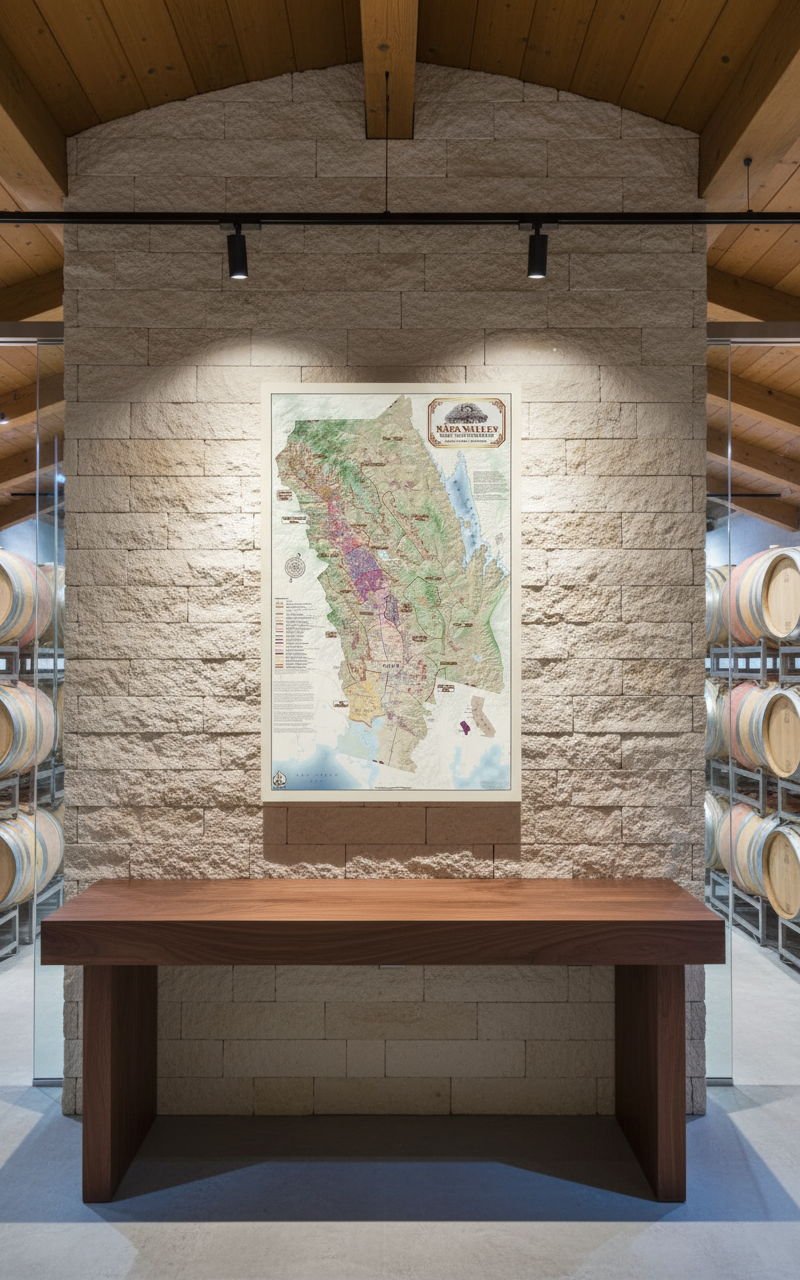 Napa Valley Wine Map