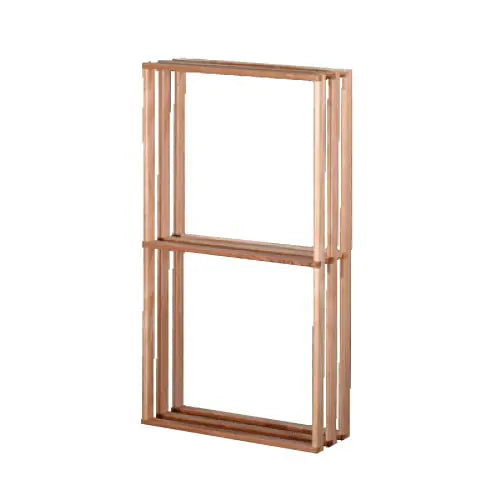 Modular Redwood Wine Racking F06 Bordeaux Wine Bin/Cardboard Case