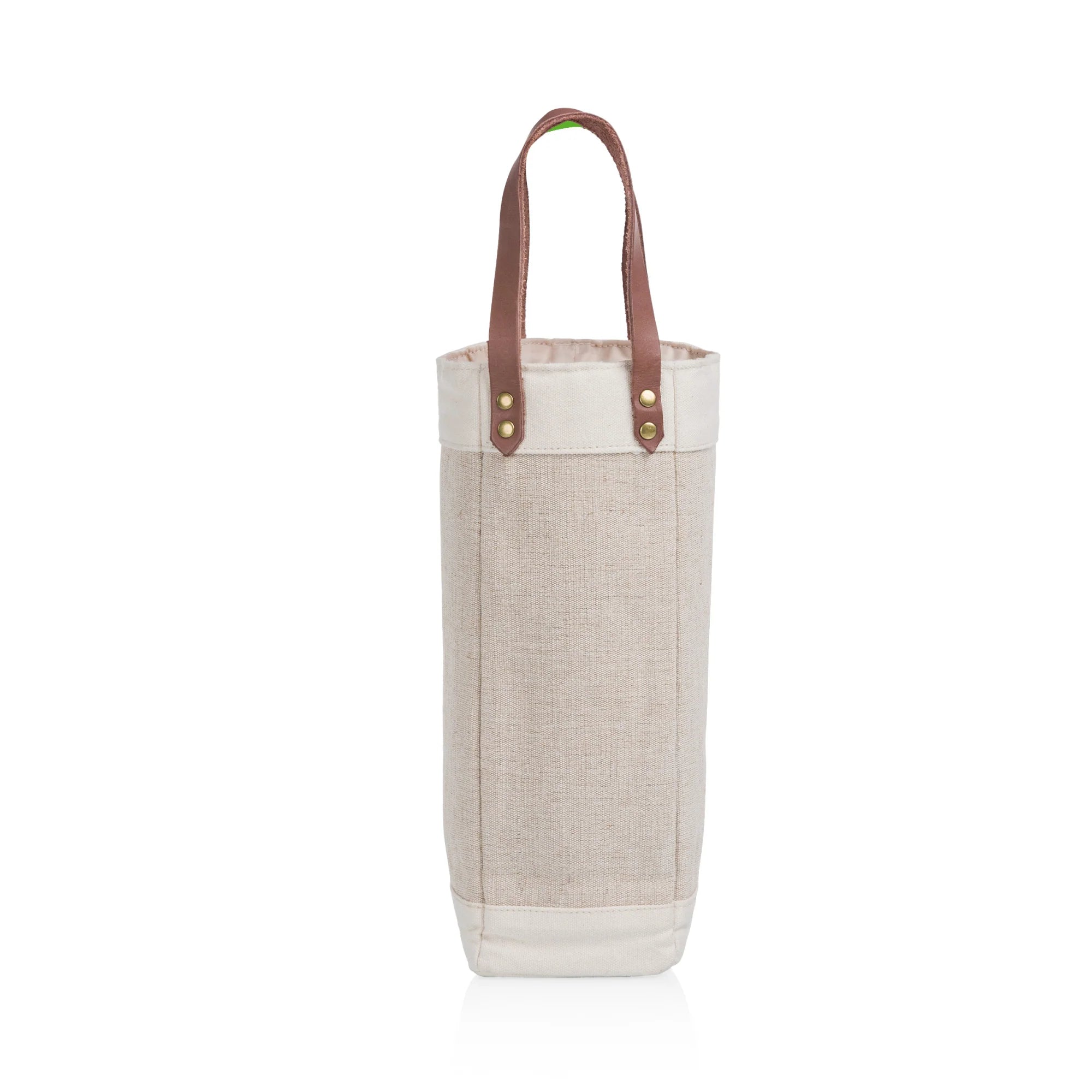 Legacy Pinot Jute Single Bottle Insulated Wine Bag