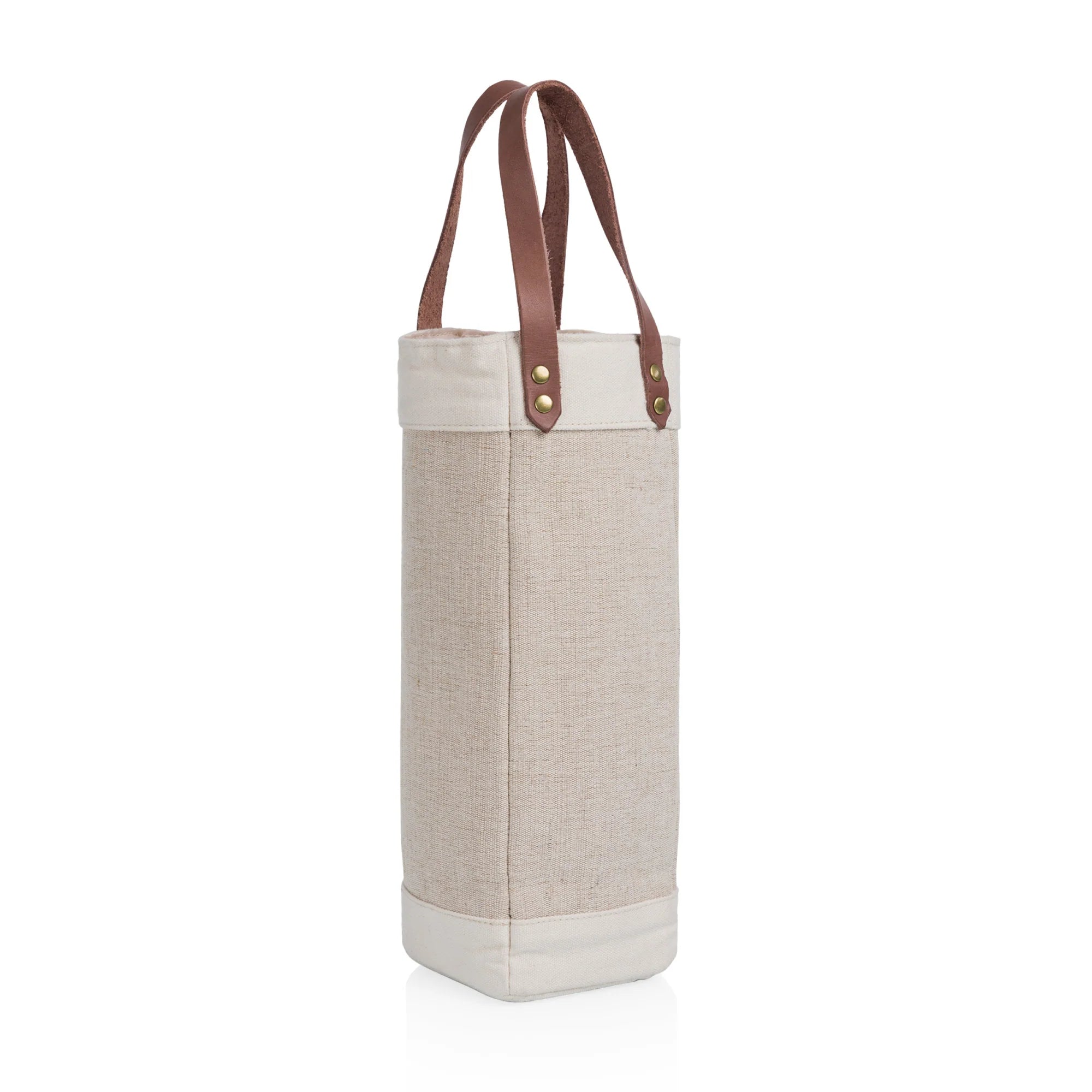Legacy Pinot Jute Single Bottle Insulated Wine Bag