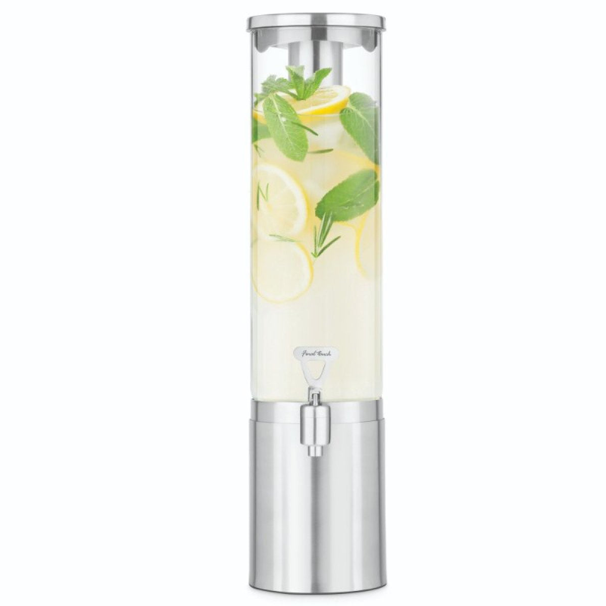 Product Specialty Final Touch 2.5L Stainless Steel & Glass Beverage Dispenser