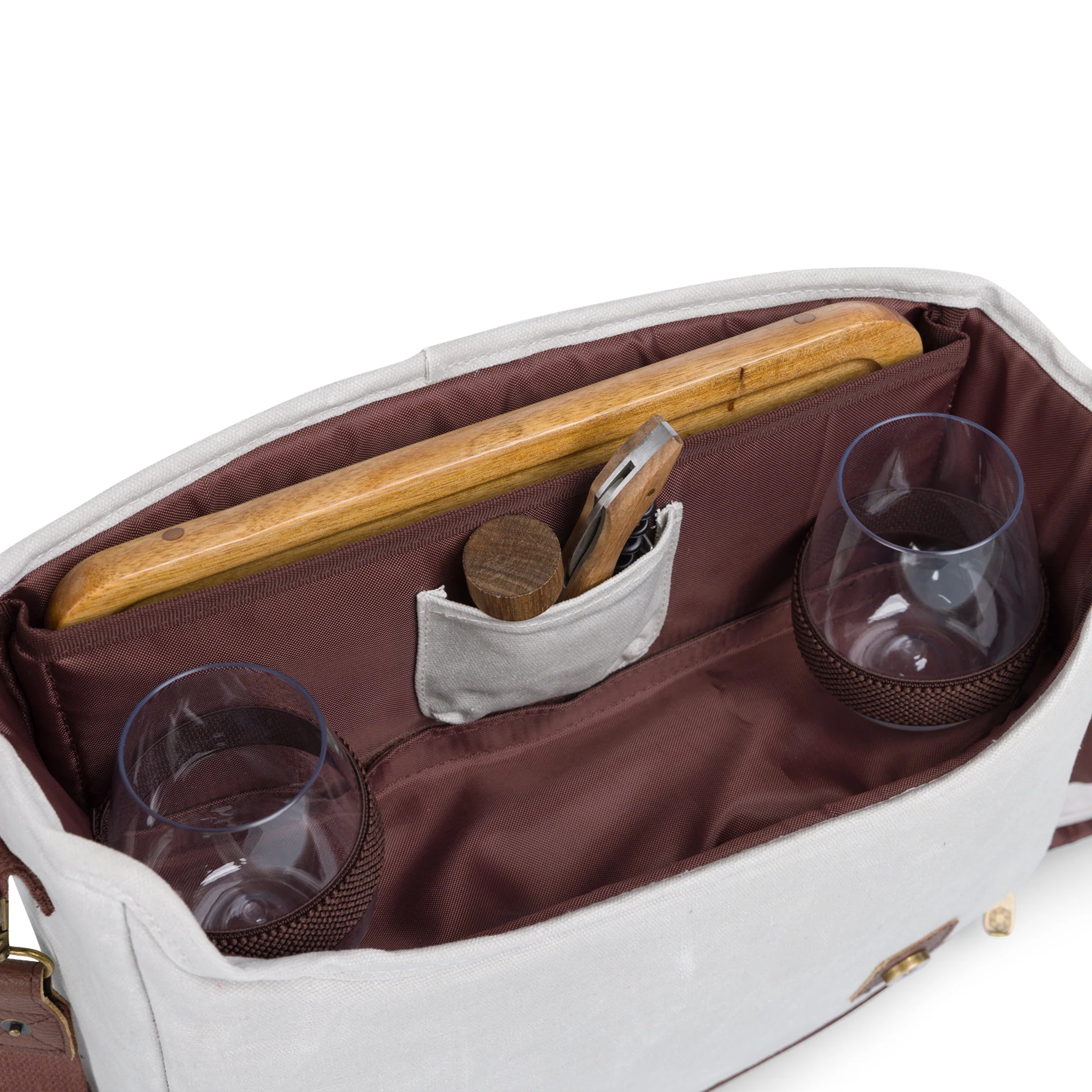 Legacy Adventure Wine Tote in White