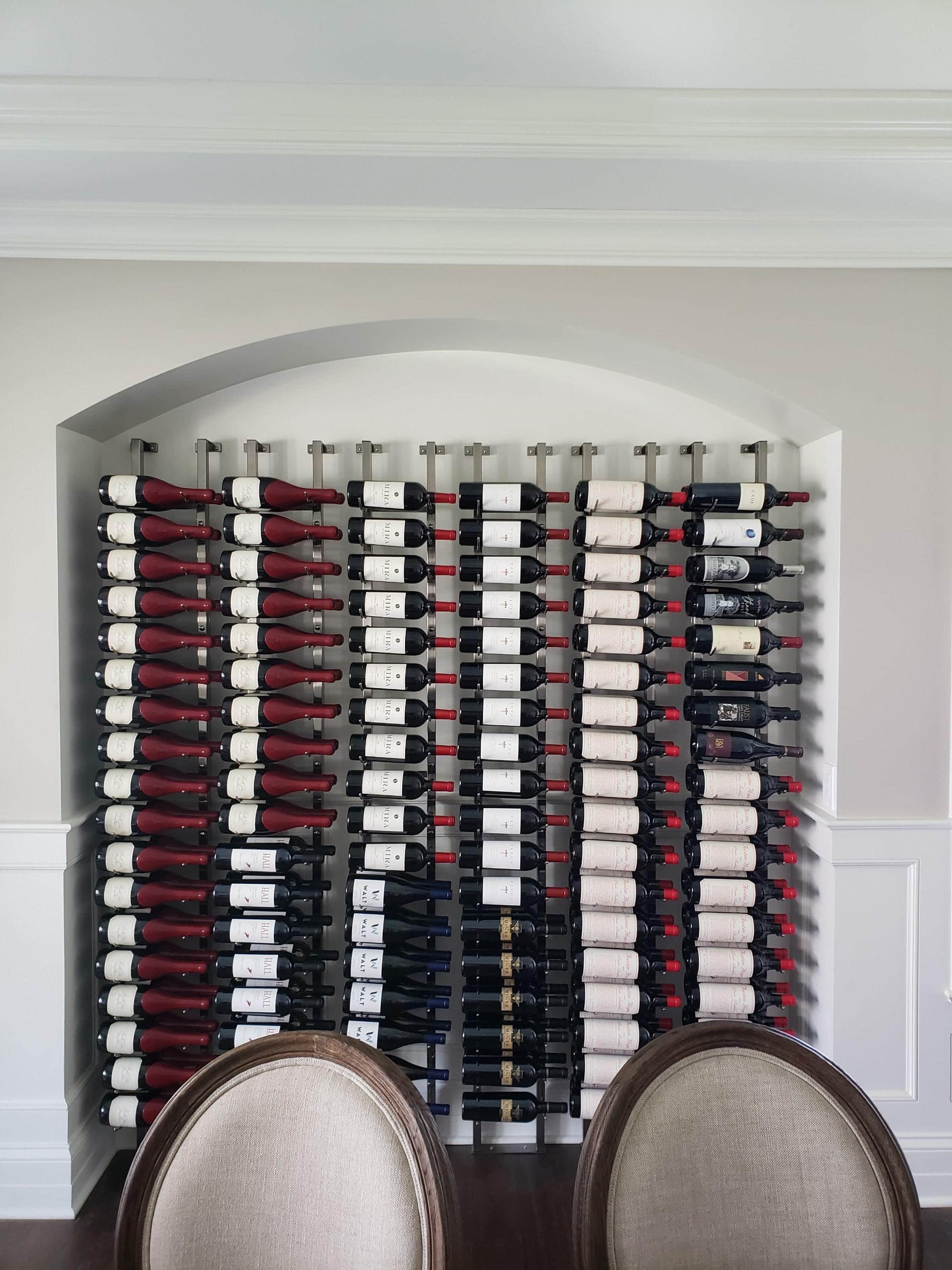 VintageView W Series Wine Rack Frame 2-inch Standoff Bracket (floor-to-ceiling wine rack component)