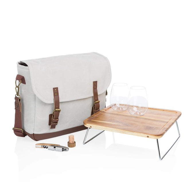 Legacy Adventure Wine Tote in White