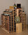 Retail 25 Freestanding Island with 2 Tiers and Counter  - Premium Wooden Wine Racks