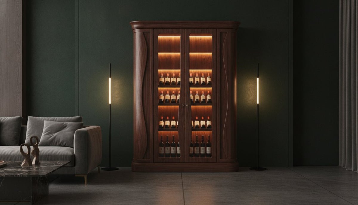 Elegance in Wood: Exploring Premium Wood Wine Cabinets