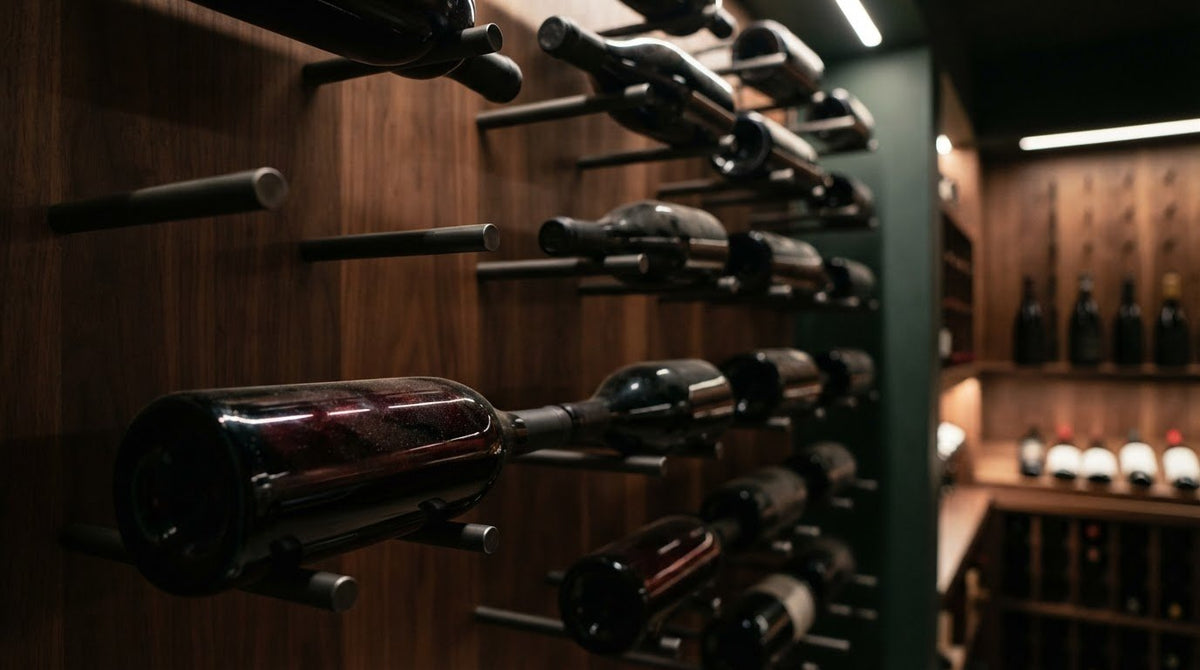 Metal Wine Peg Spacing and Burgundy Bottle Compatibility