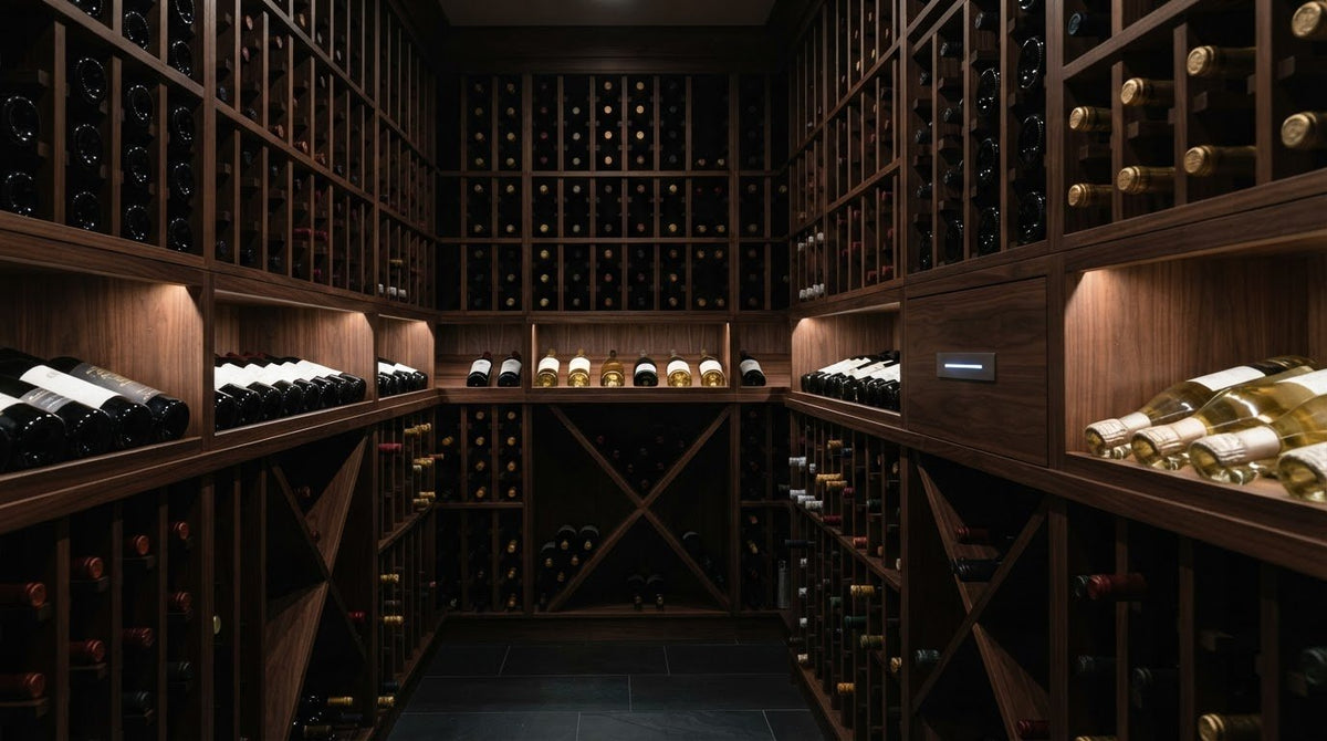 Optimal Aging Temperature for a Mixed Red and White Wine Collection