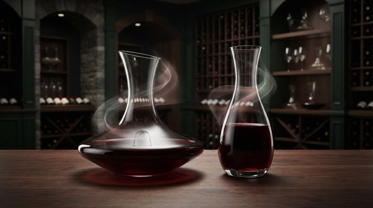Wide Base vs. Narrow Neck Decanters: How Shape Affects Aeration