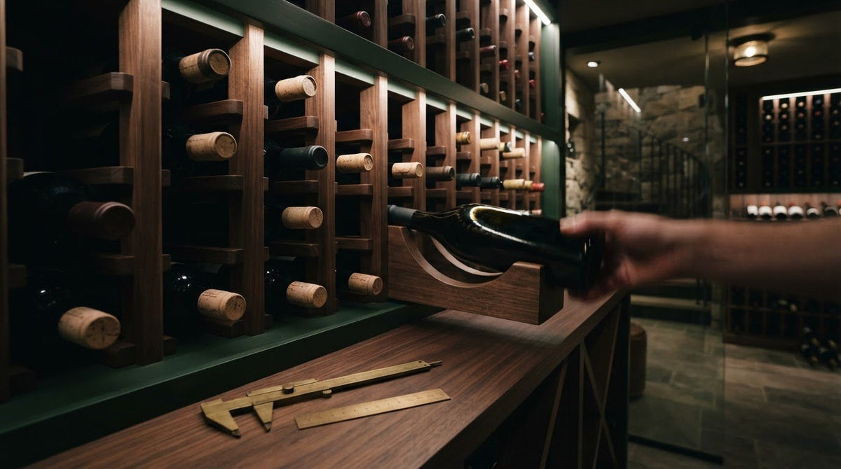 Wine Racking Depth, Neck Support, and How to Prevent Bottle Slippage
