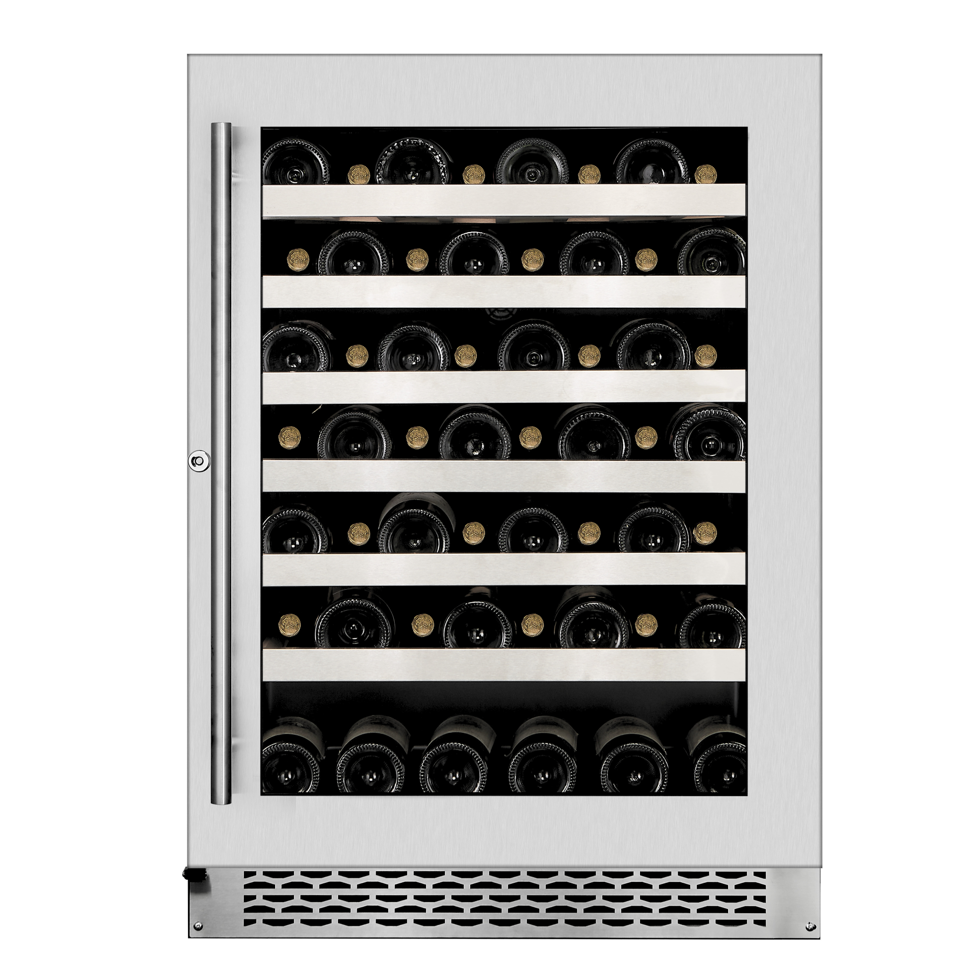 Cave à vin Wine Cell’R 54 bouteilles Collection Titane