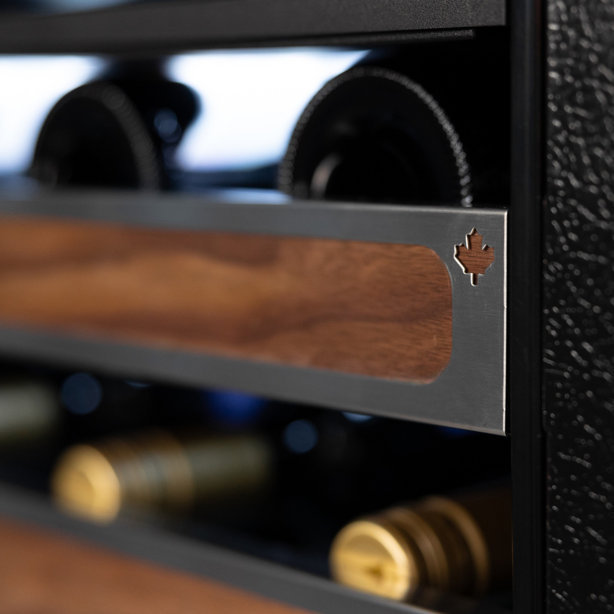 S4-D225SS/PANR: Cellier à vin à double zone - Fabriqué au Canada