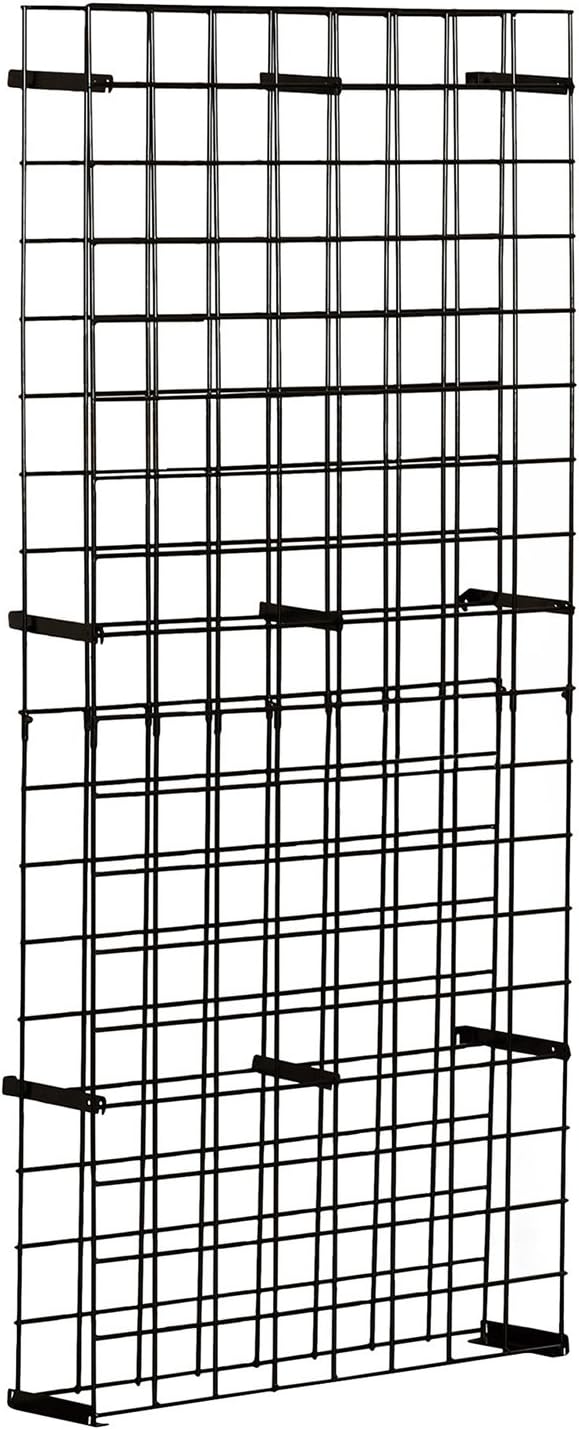 Rosehill Wine Cellars 144-Bottle Black Metal Lattice Wine Rack
