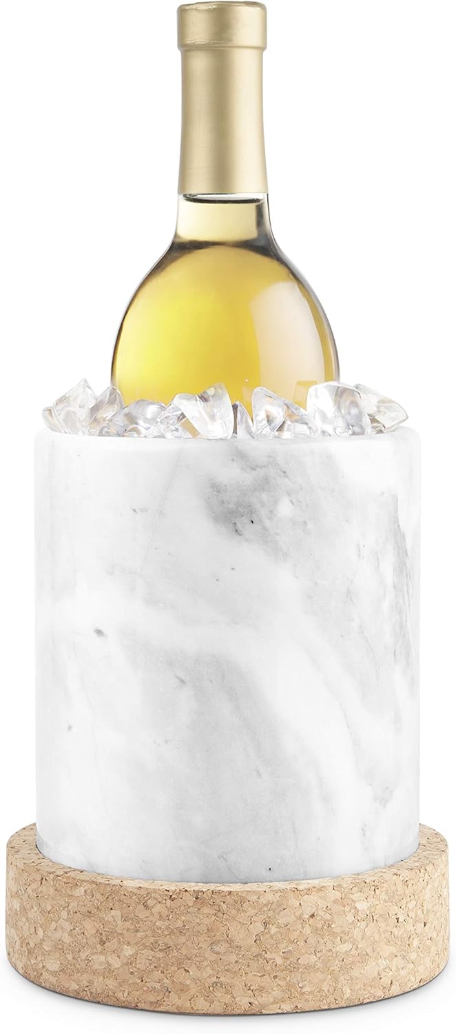 Marble Wine Cooler with Removable Cork Base