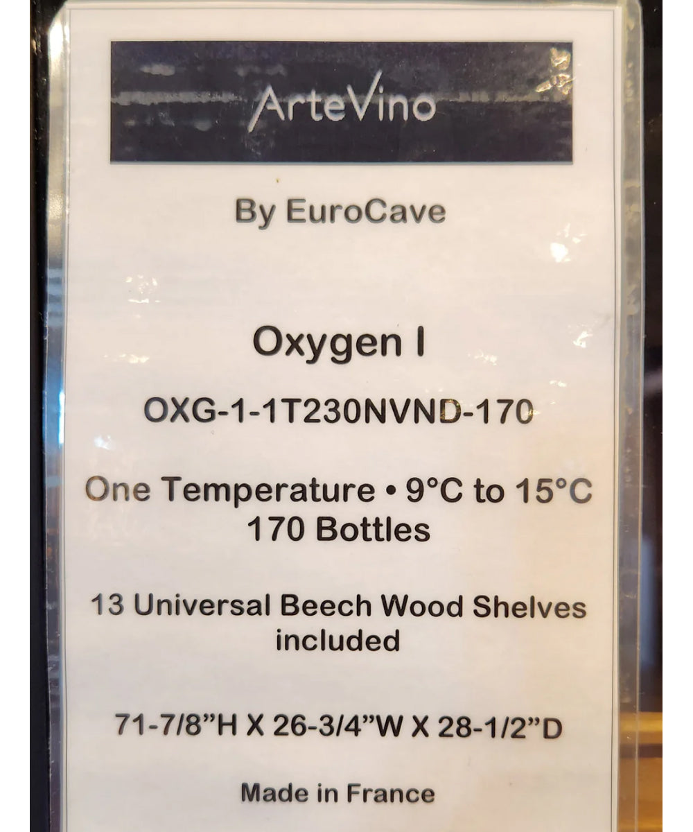 ArteVino Oxygen III - Wine Cabinet