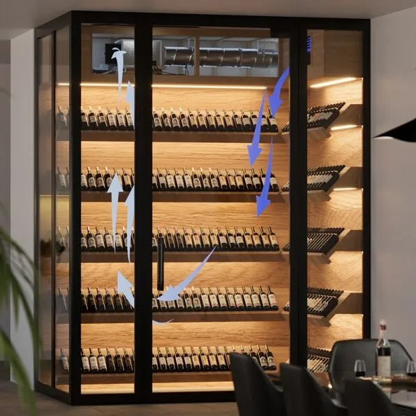 WhisperKOOL WhisperKOOL Mini Blow Through Ducted or Ductless Wine Cellar Cooling System