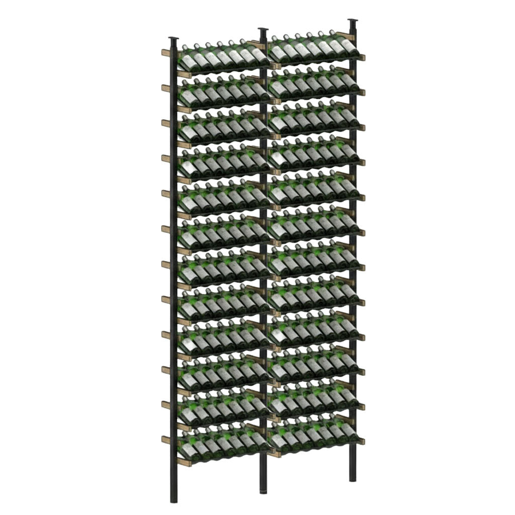 Premier Cru Wine Racks Premier Cru Modern - Display - Double Double (57 1/4" Wide) - 1 Bottle Deep