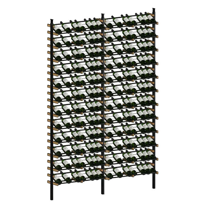 Premier Cru Wine Racks Premier Cru Modern - Display - Triple Triple (81 1/4" Wide) - 1 Bottle Deep
