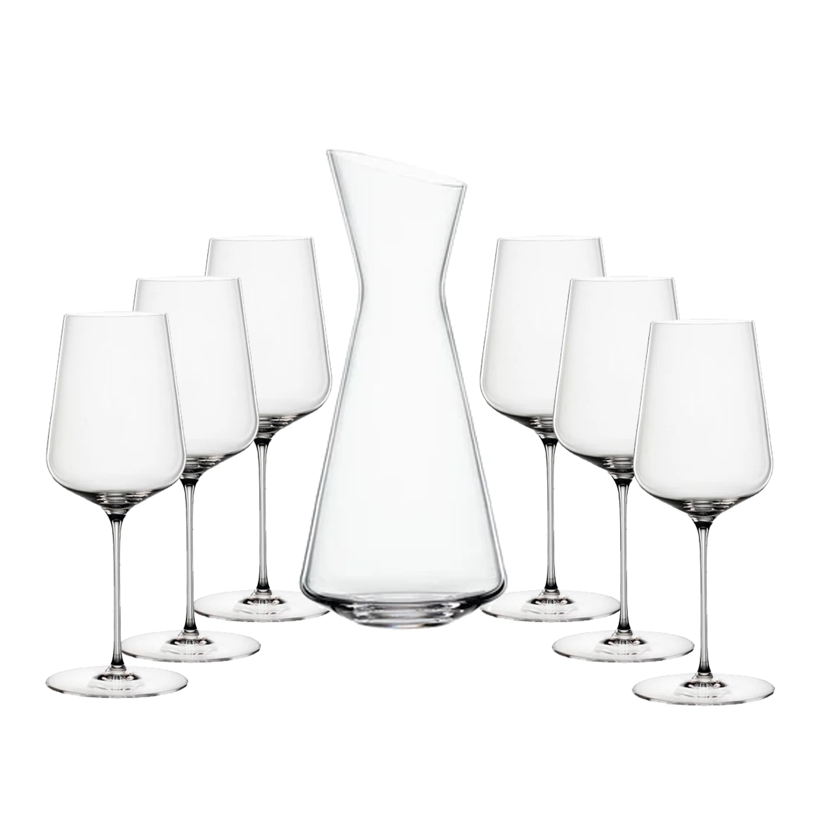 Style Carafe + 4 Verres à Vin Universels Definition