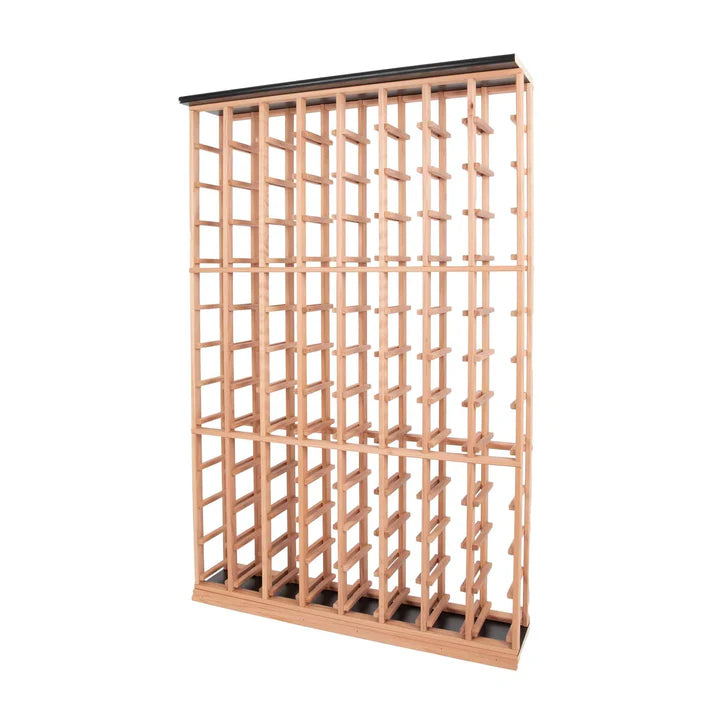 Modular Redwood Wine Racking F01 Individual Bottle 8 Column Wine Rack