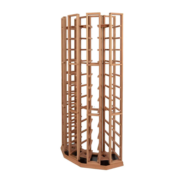F04 Curved Corner Wine Rack