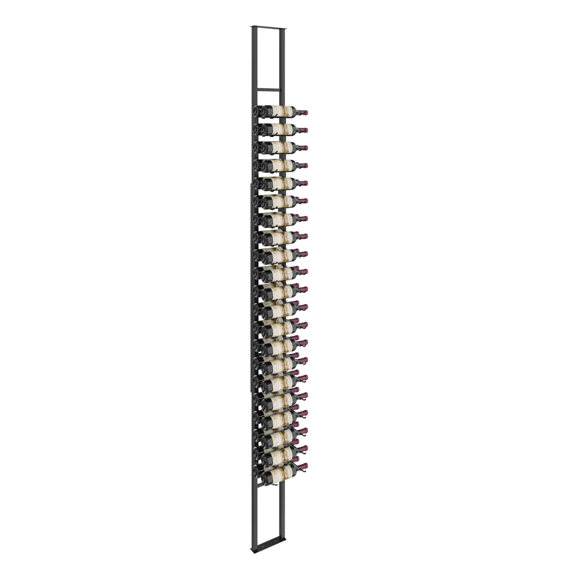 W Series Single Sided Floating Wine Rack 10 (floor-to-ceiling display)