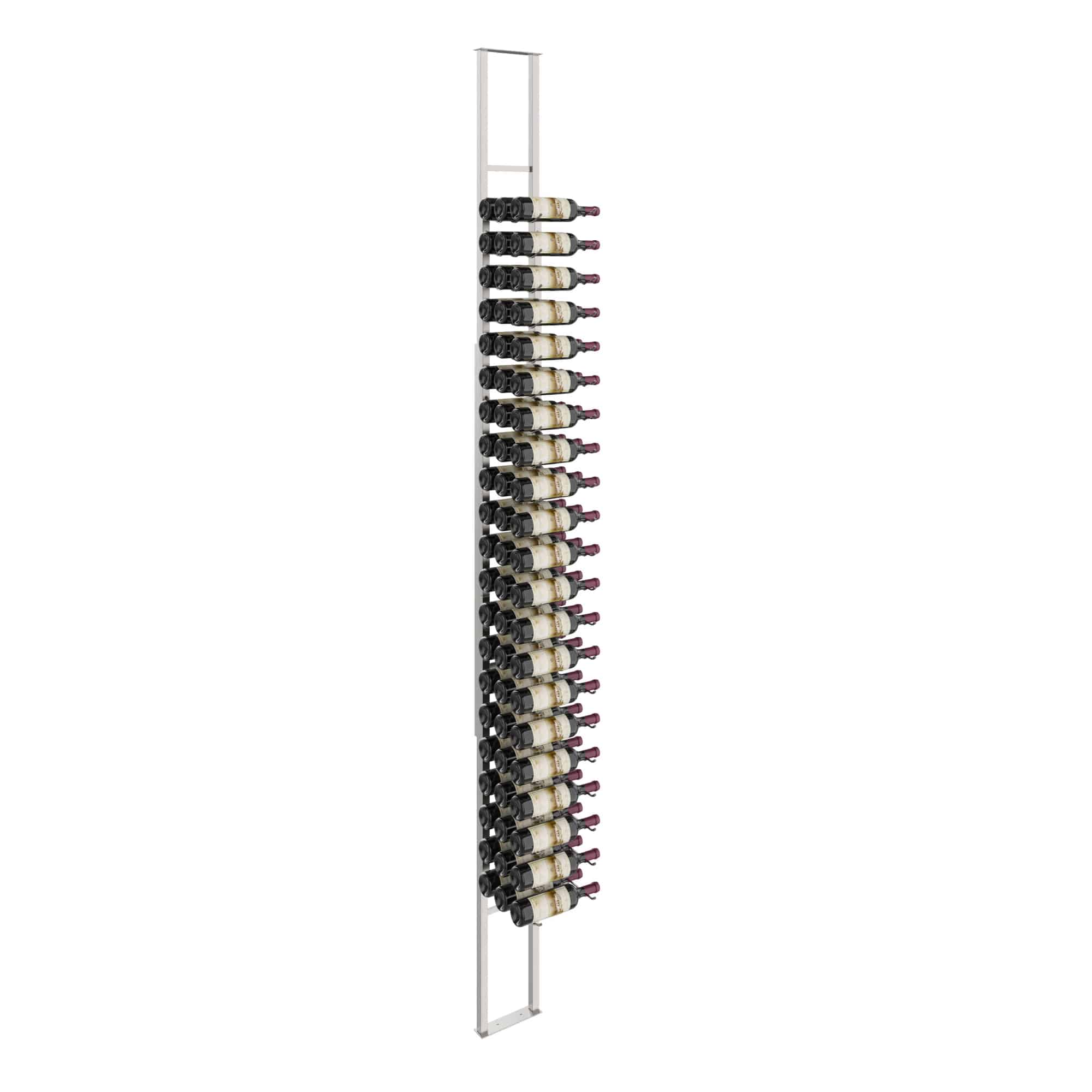 W Series Single Sided Floating Wine Rack 10 (floor-to-ceiling display)