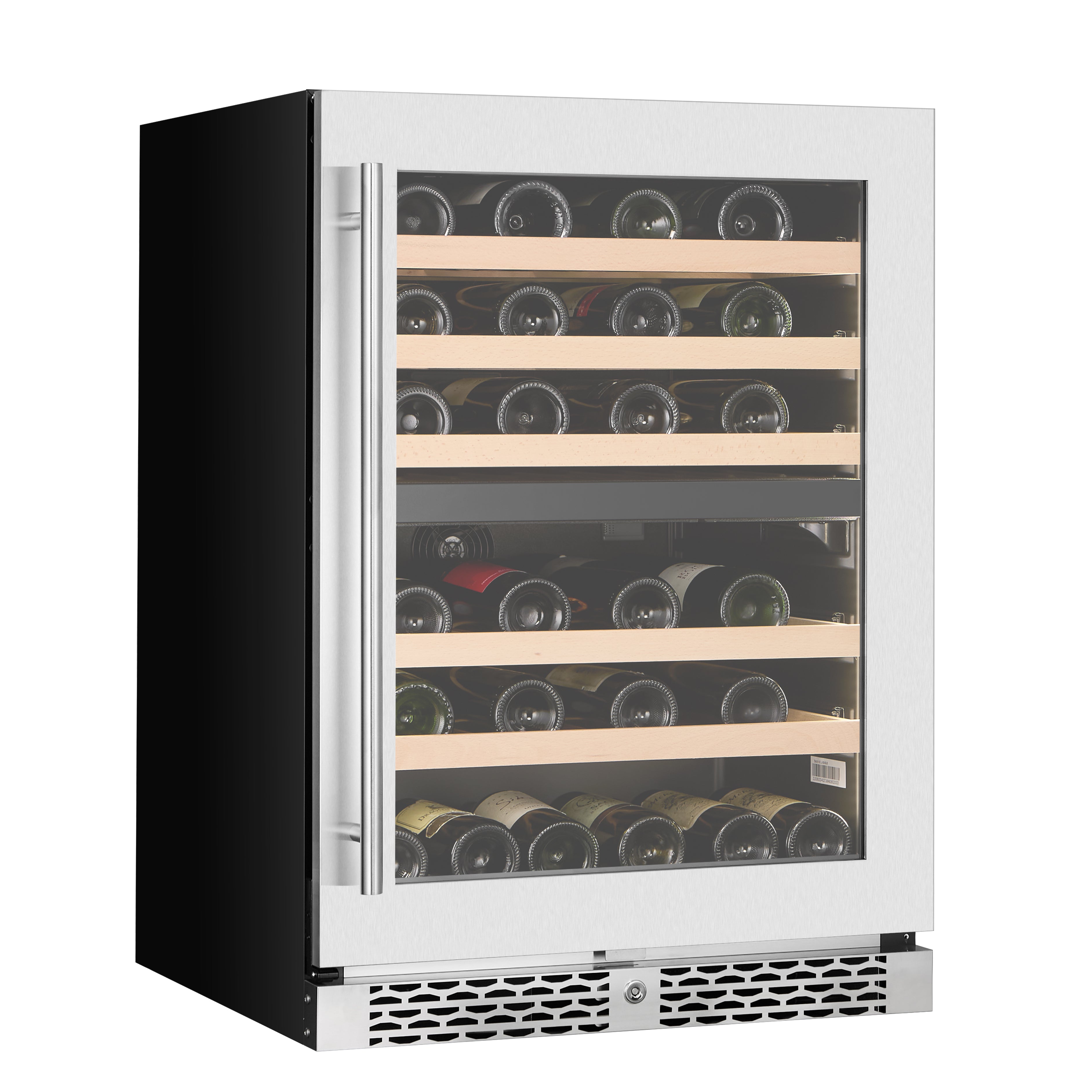 Vantaggio Wine Cellars Vantaggio V54 Dual Zone Stainless Steel Wine Cabinet