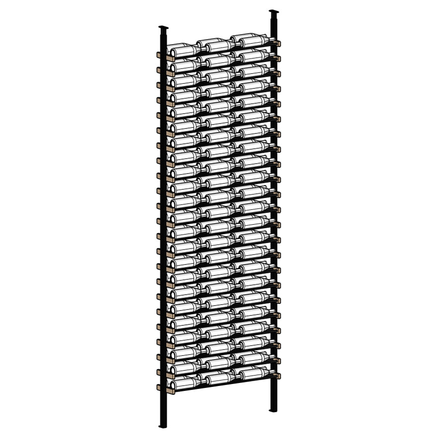 Premier Cru Wine Racks Premier Cru Modern - LableView - Triple Wide (41 1/2" Wide) - 2 Bottles Deep