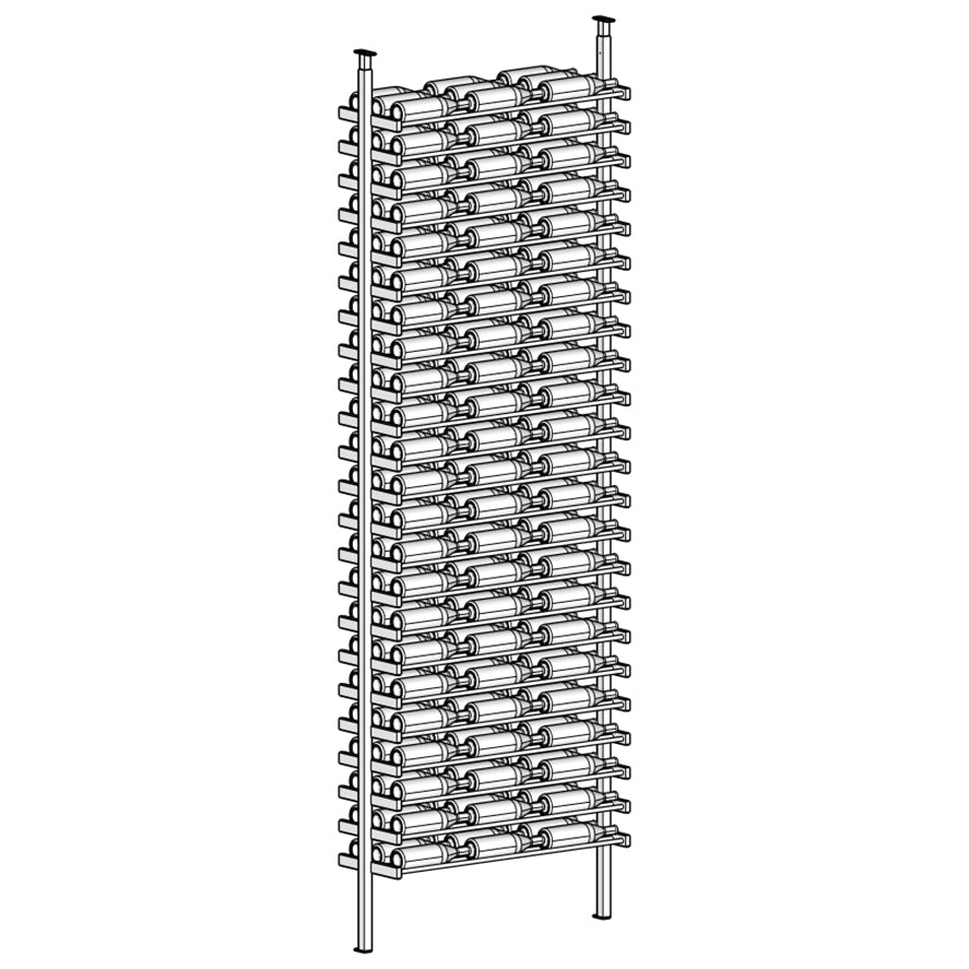 Premier Cru Wine Racks Premier Cru Modern - LableView - Triple Wide (41 1/2" Wide) - 3 Bottles Deep
