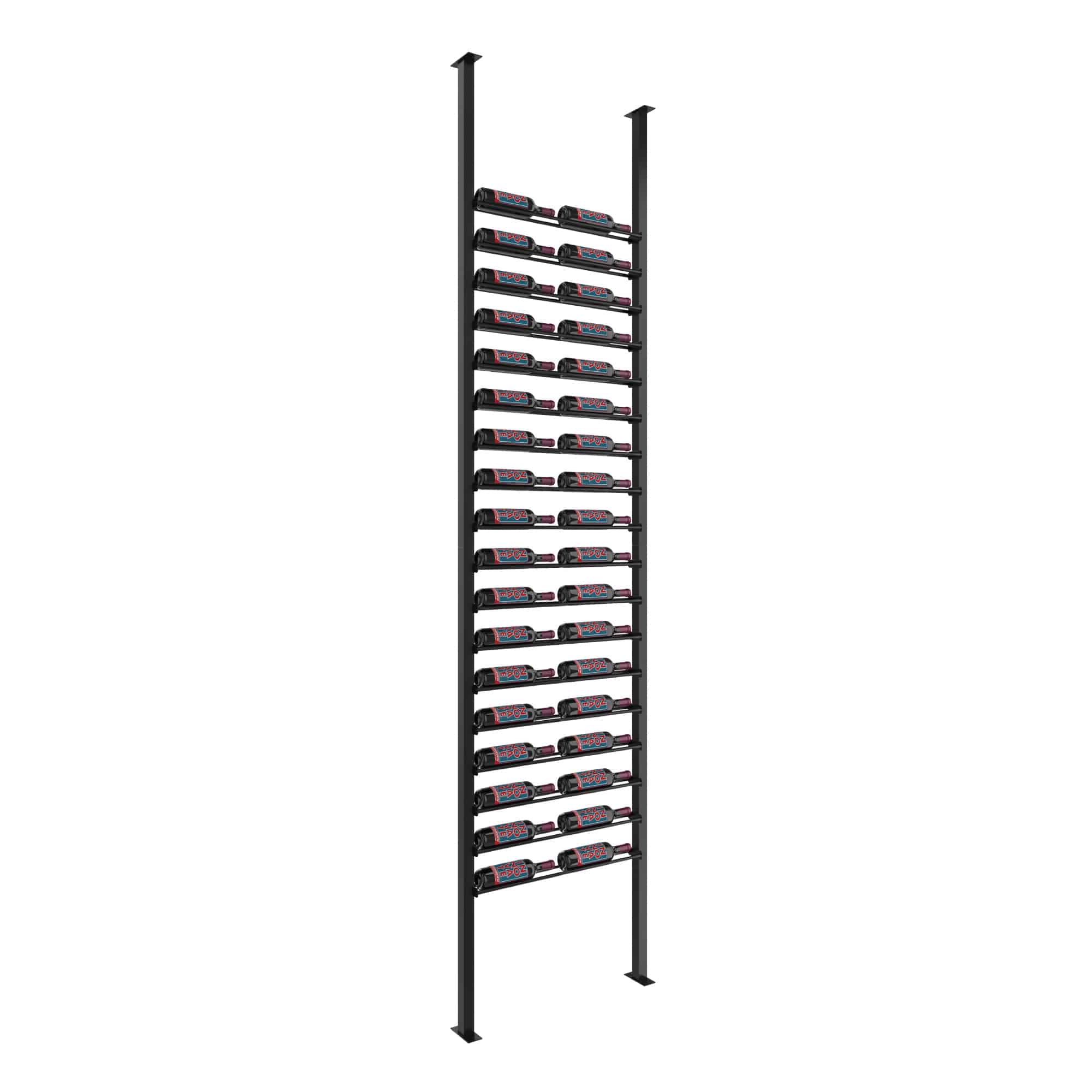 Evolution Low Profile Post Kit 10 2C (ultra slim floor-to-ceiling wine rack system)