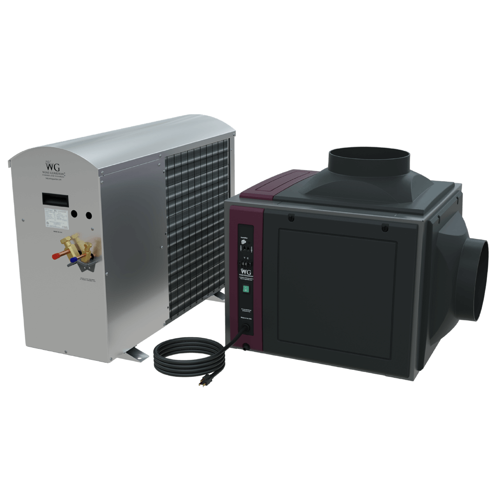 Wine Guardian DS050 1/2 Ton Ducted Split Wine Cellar Cooling System ...