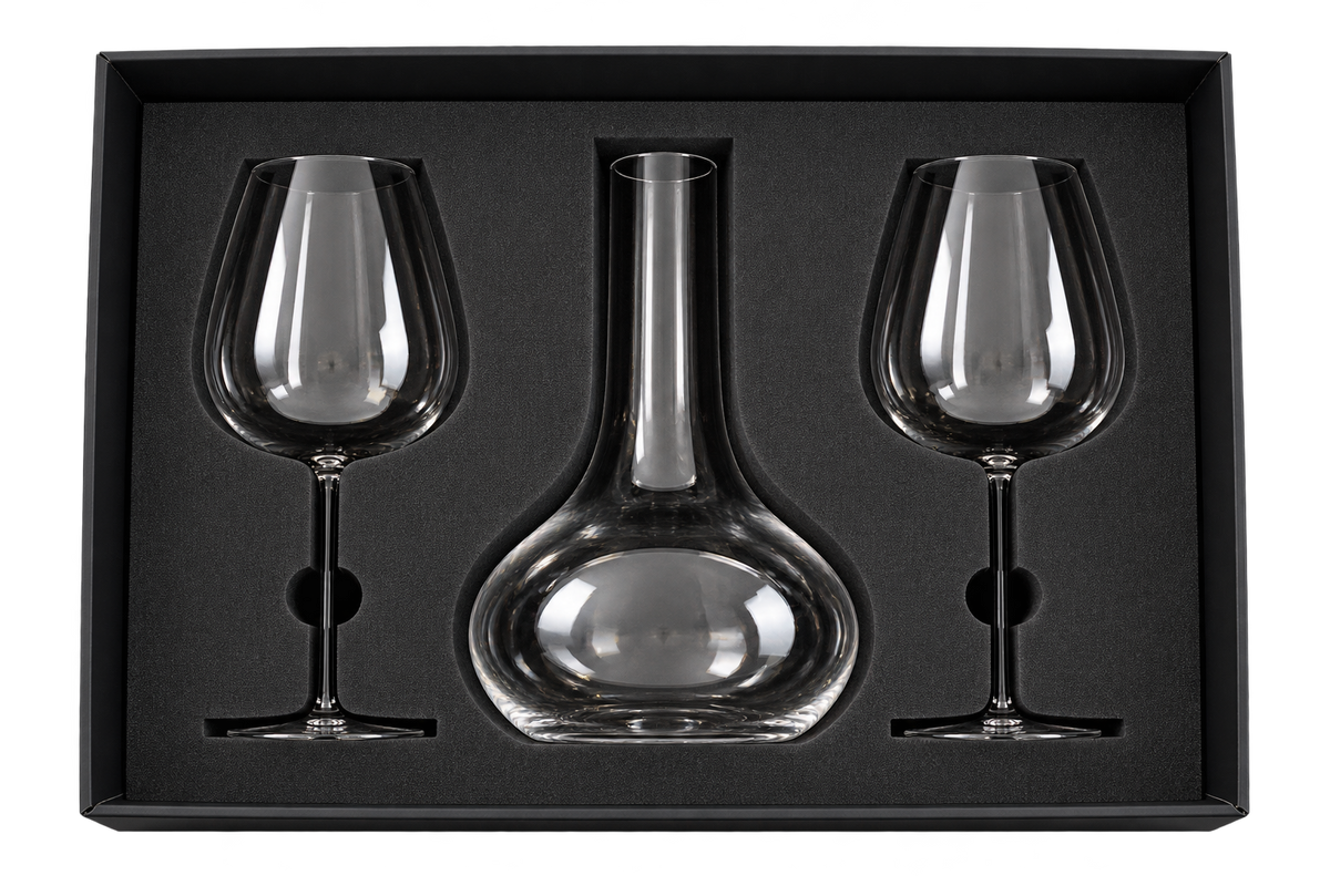 Orrefors x Björn Frantzén 3 Piece Red Wine Gift Set