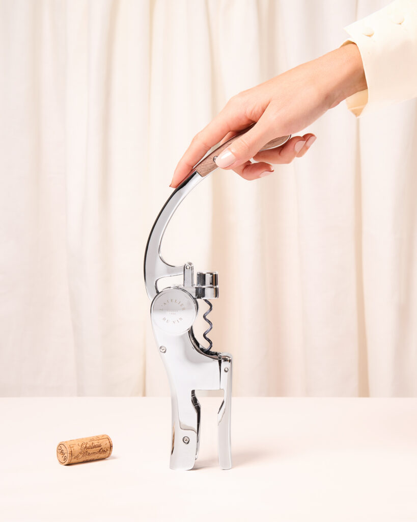 Oeno Motion Wood & Chrome Corkscrew