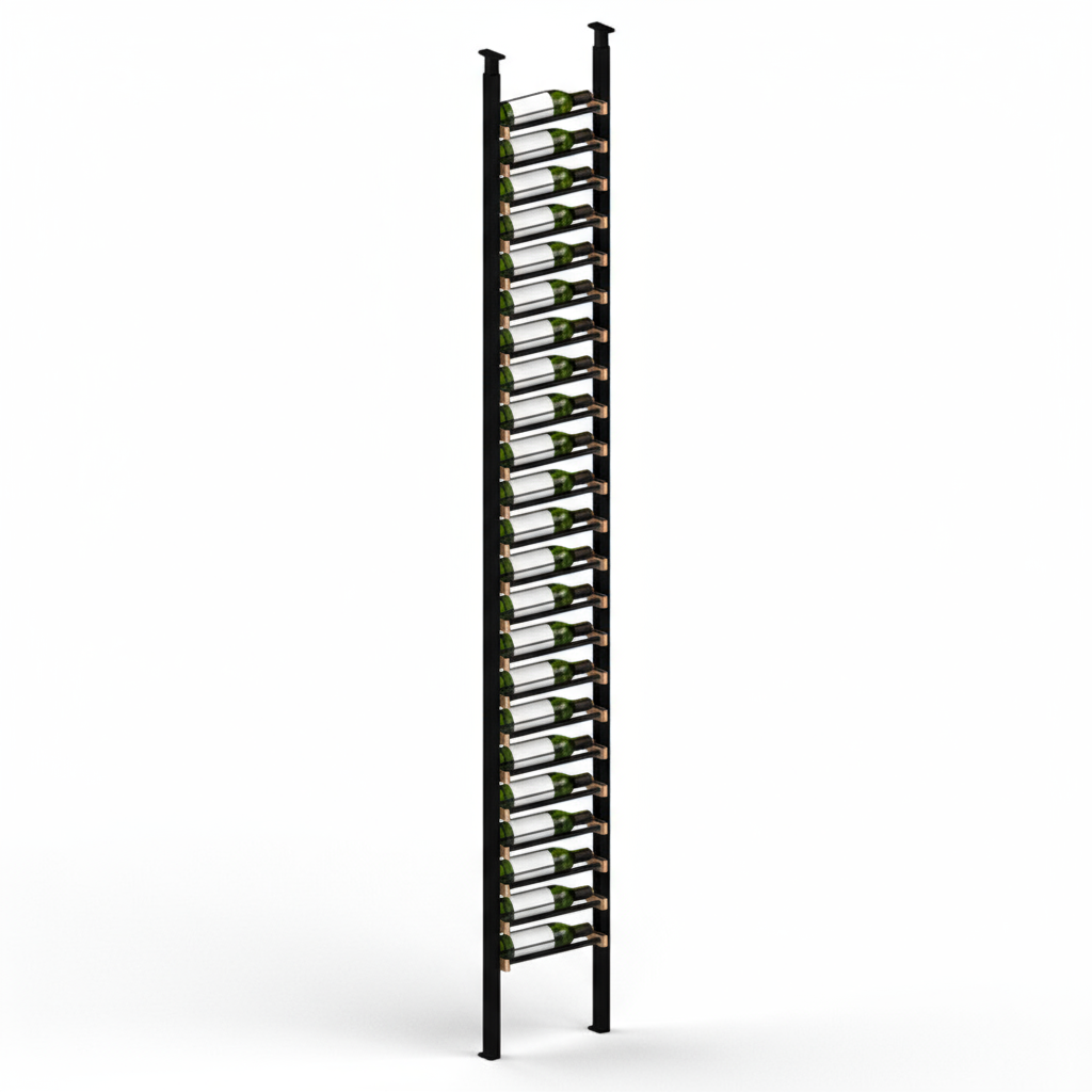 Premier Cru Wine Racks Premier Cru Modern - LableView - Single Wide (17 1/2" Wide) - 1 Bottle Deep