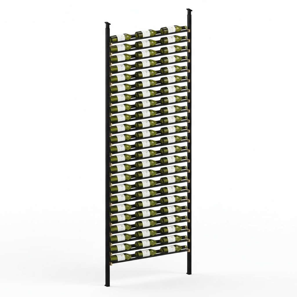 Premier Cru Wine Racks Premier Cru Modern - LableView - Triple Wide (41 1/2" Wide) - 1 Bottle Deep