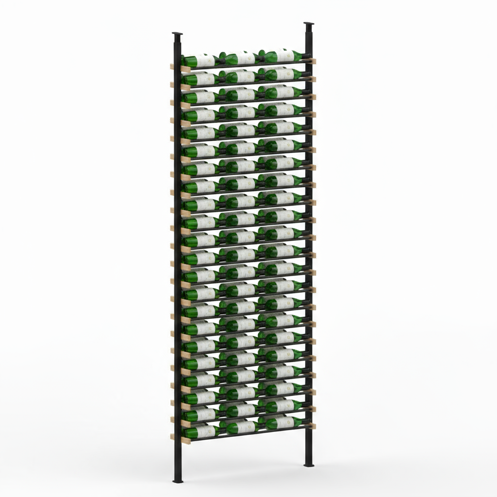Premier Cru Wine Racks Premier Cru Modern - LableView - Triple Wide (41 1/2" Wide) - 2 Bottles Deep