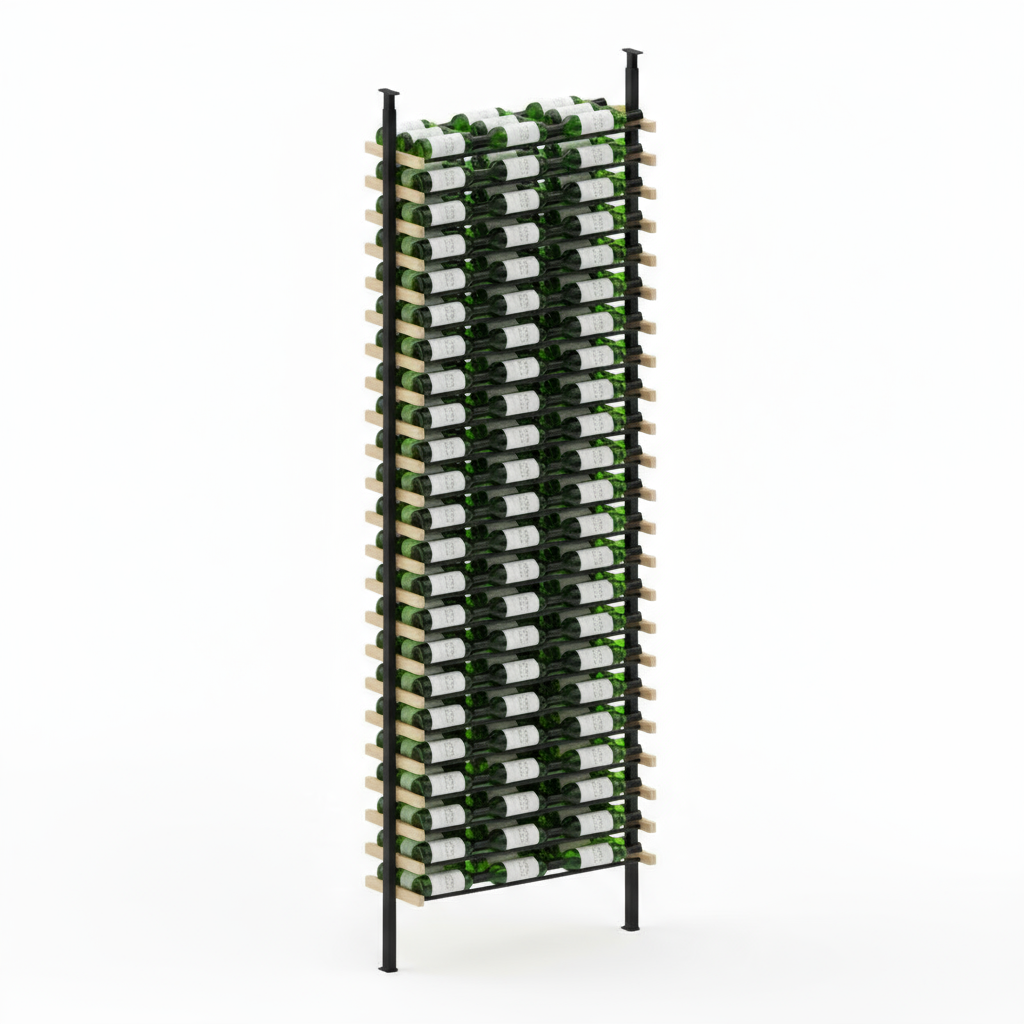 Premier Cru Wine Racks Premier Cru Modern - LableView - Triple Wide (41 1/2" Wide) - 3 Bottles Deep