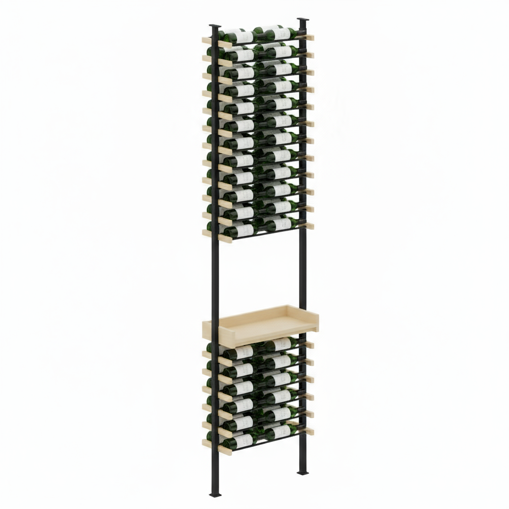 Premier Cru Modern - Sabor - Doble ancho (75 cm de ancho) - Capacidad para 2 botellas