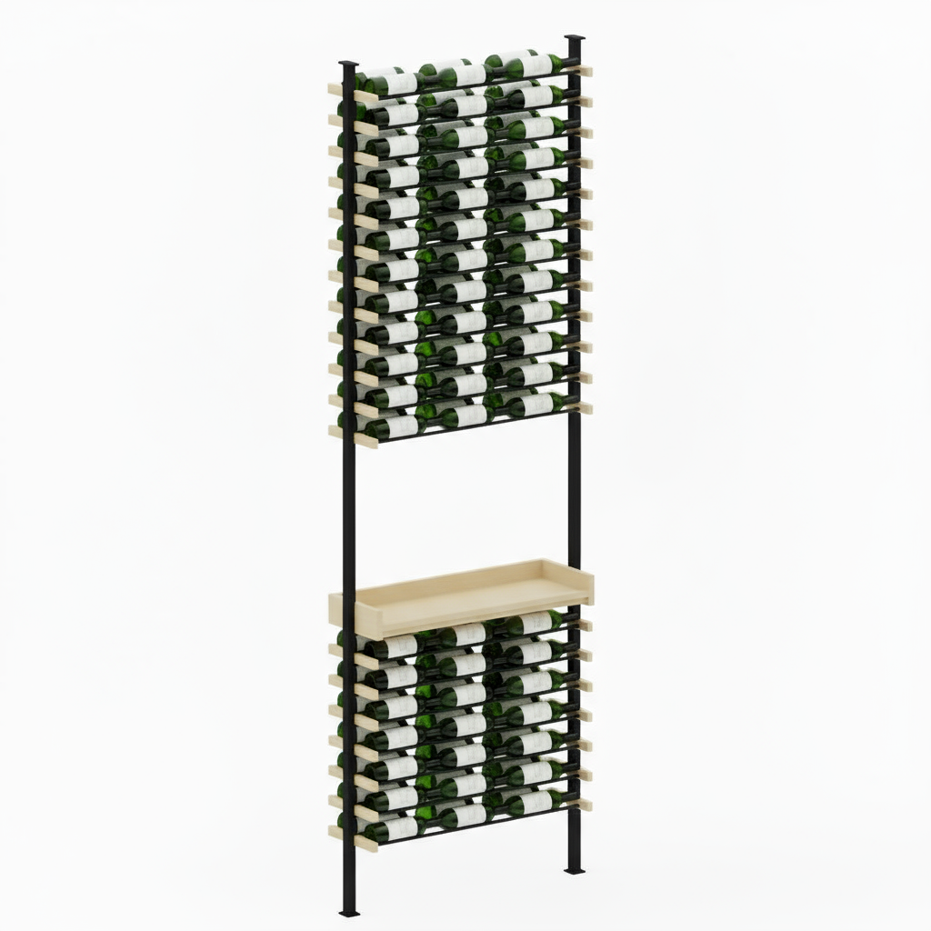 Premier Cru Wine Racks Premier Cru Modern - Savour - Triple Wide (41 1/2" Wide) - 2 Bottles Deep