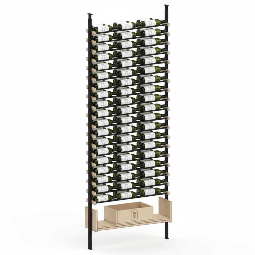 Premier Cru Wine Racks Premier Cru Modern - VinoCase - Triple Wide (41 1/2" Wide) - 2 Bottles Deep