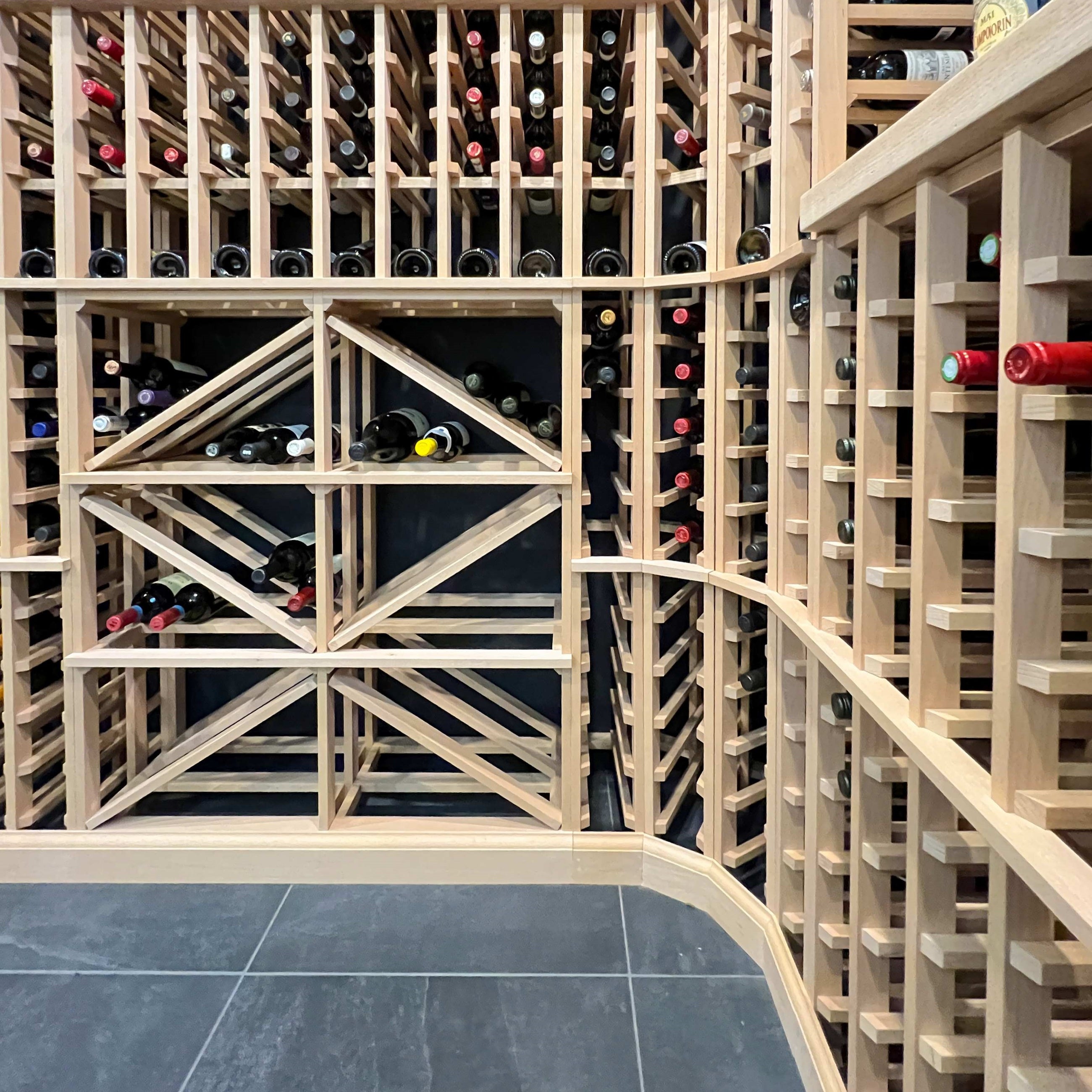 Full Height Wood Case - Premier Cru Premium Wooden Racking