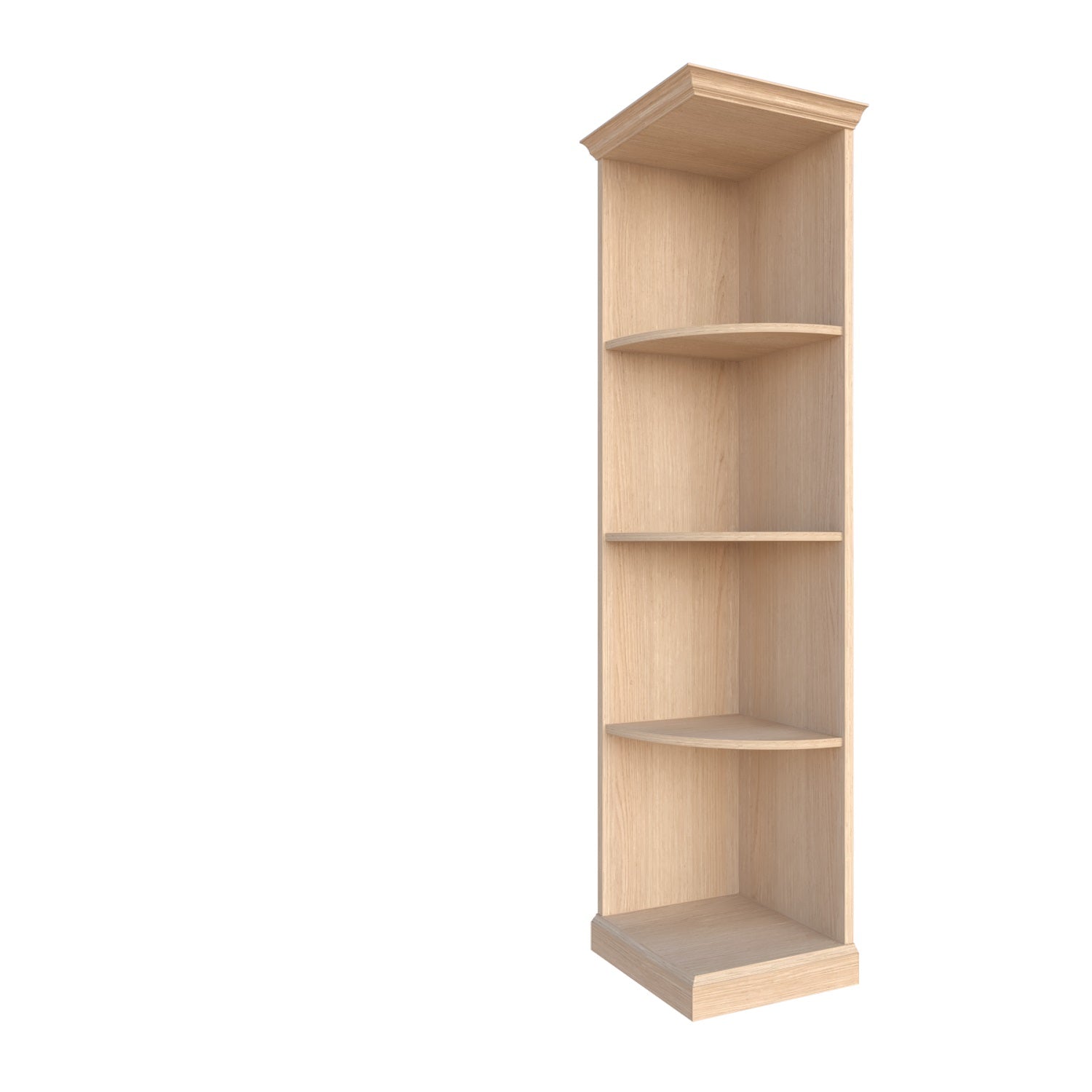 Quarter Round Shelf - Premier Cru Premium Wooden Racking