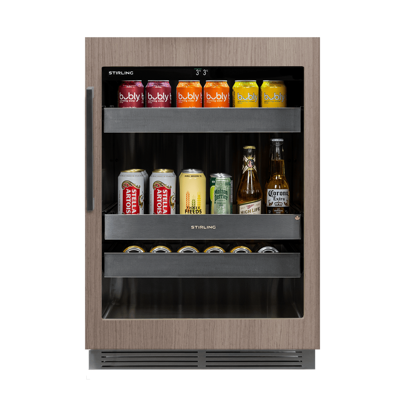 S4-100SS/PANR : refroidisseur à boissons à zone unique de 24" - fabriqué au Canada