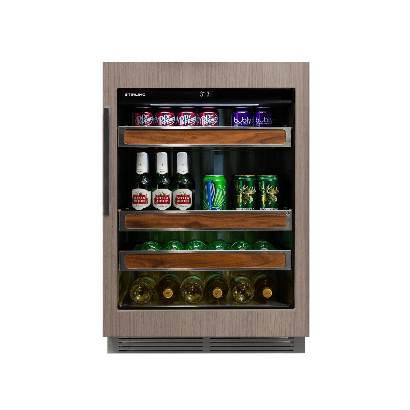S4-125SS/PANR : refroidisseur de boissons à zone unique de 24" - fabriqué au Canada