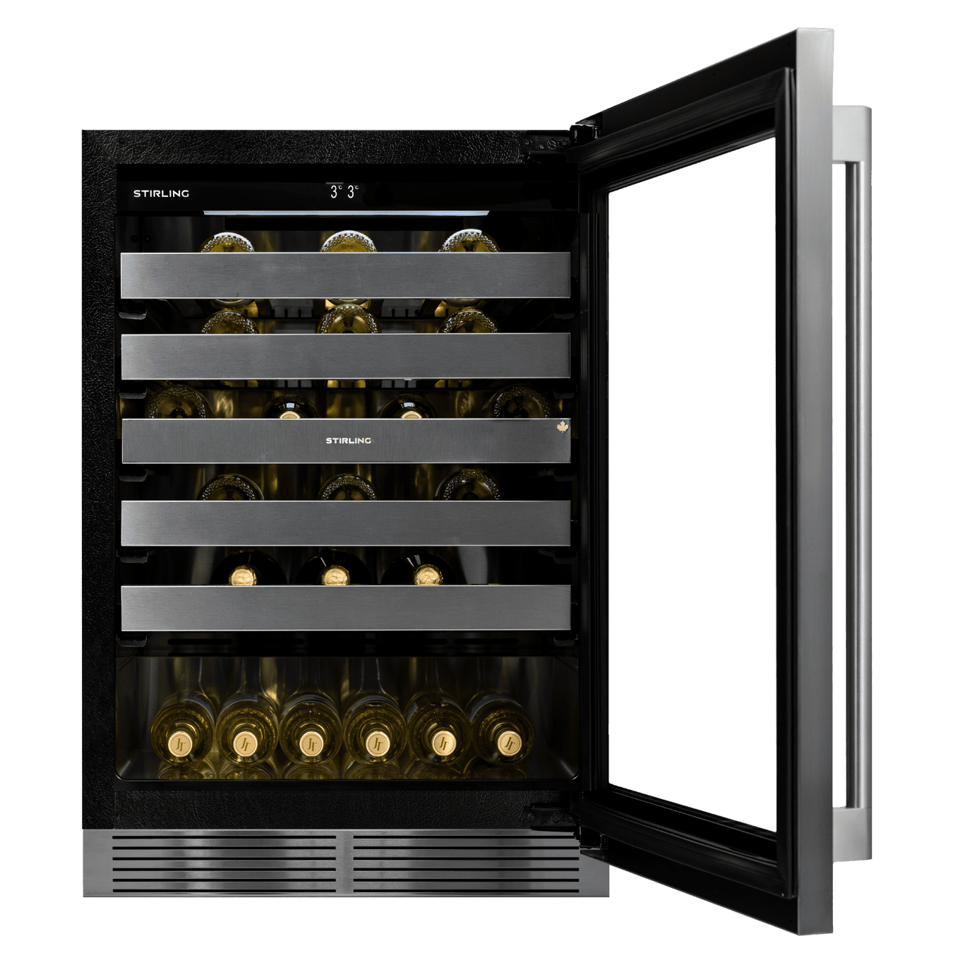 S4-150SS/PANR : cave à vin à zone unique de 24" - fabriquée au Canada