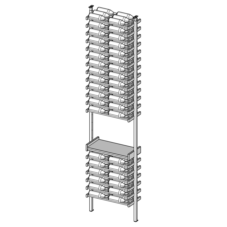 Premier Cru Wine Racks Premier Cru Modern - Savour - Double Wide (29 1/2" Wide) - 3 Bottles Deep